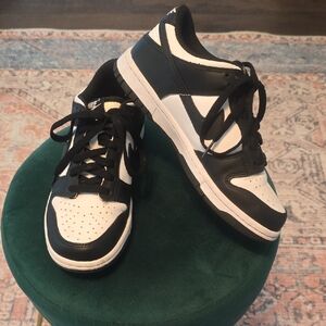 Nike Dunk Black and White Athletic Shoes
